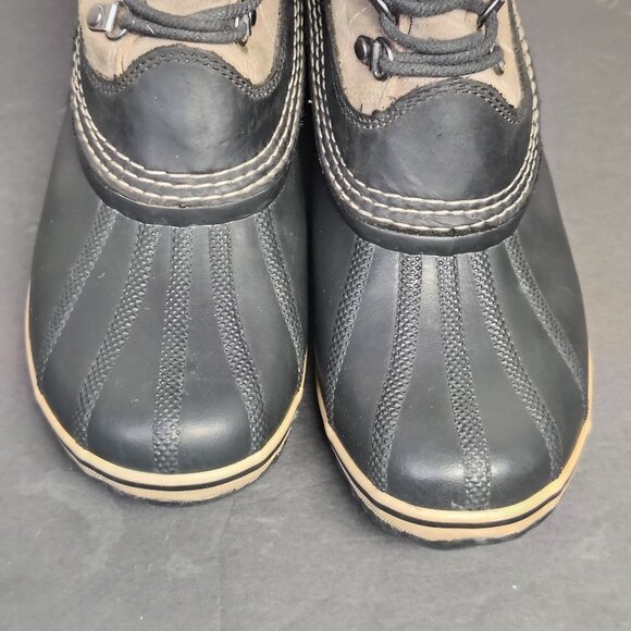 Sorel Boots Womens 10 Fancy Lace II Winter Snow Leather Duck Boots DNL-2125 - Picture 3 of 13